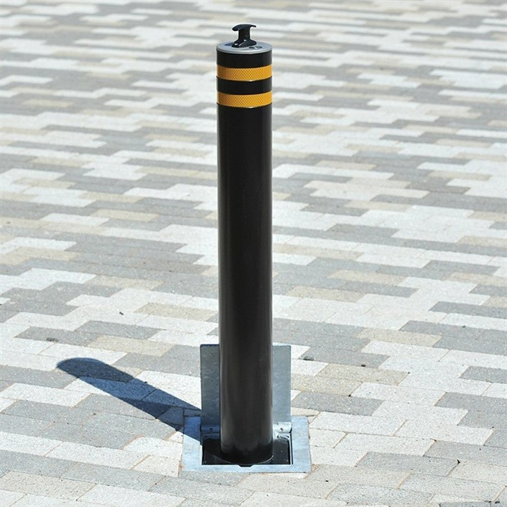 Driveway Telescopic Security Post Retractable Bollard System factory